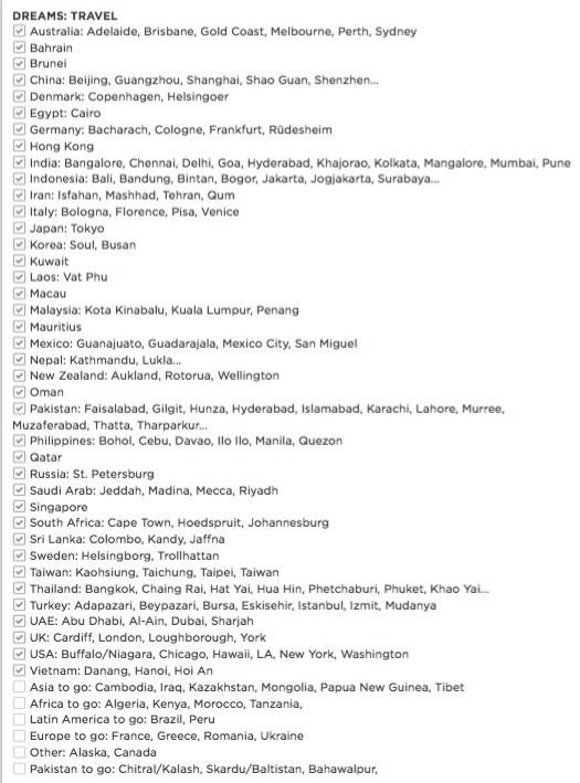 Mush Panjwani's Travel Dreams