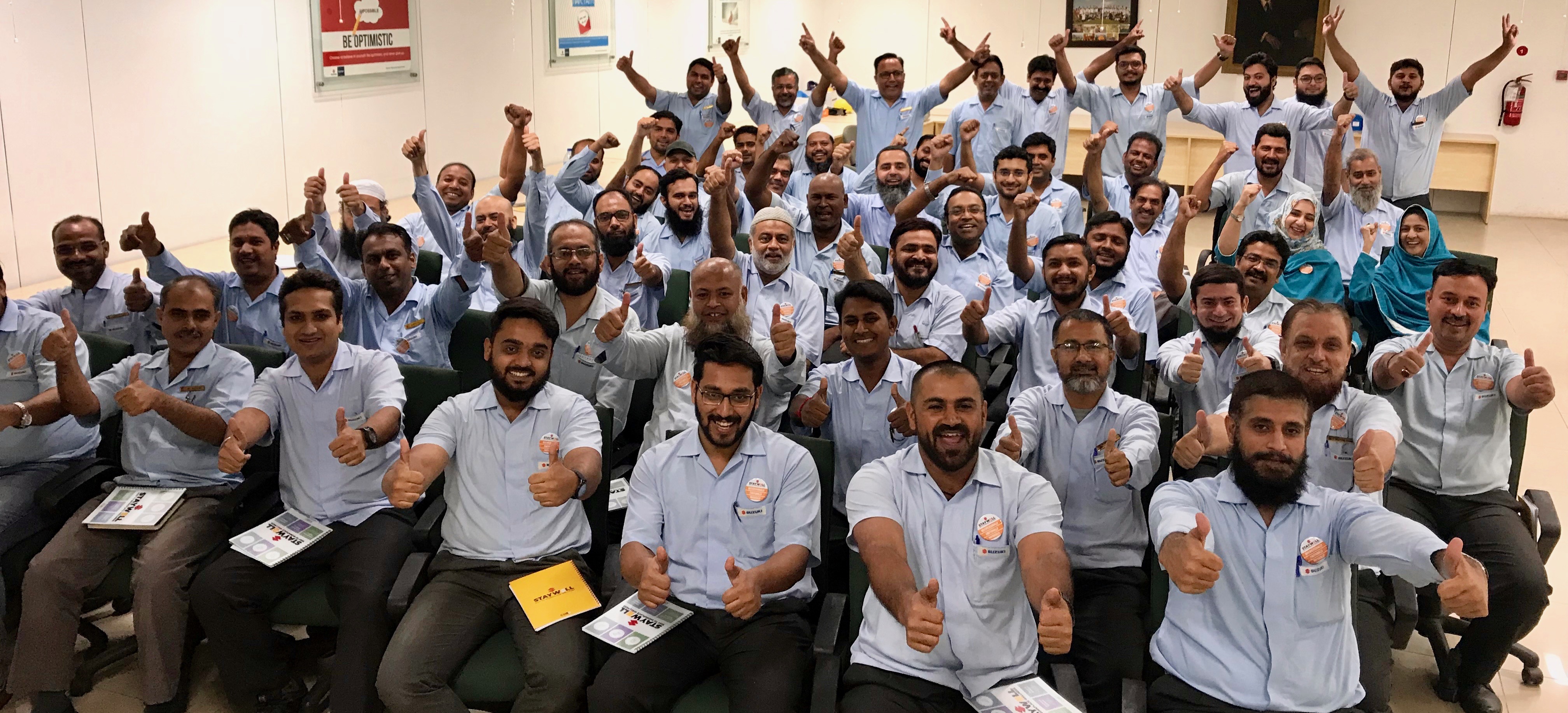 Mush Panjwani training at Pak Suzuki Motors